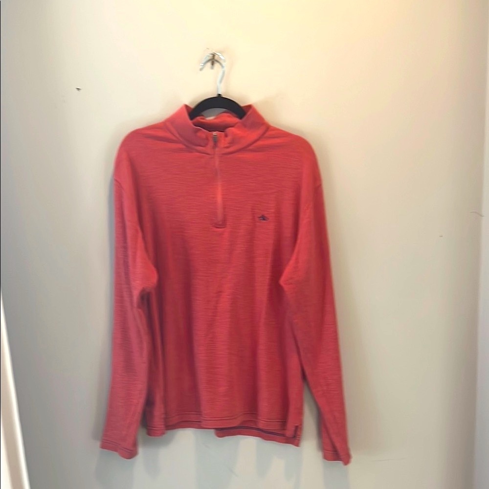 Fish Hippie Red Quarter-Zip Pullover